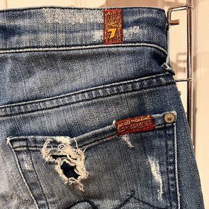 7 For All Mankind Crop Straight Leg